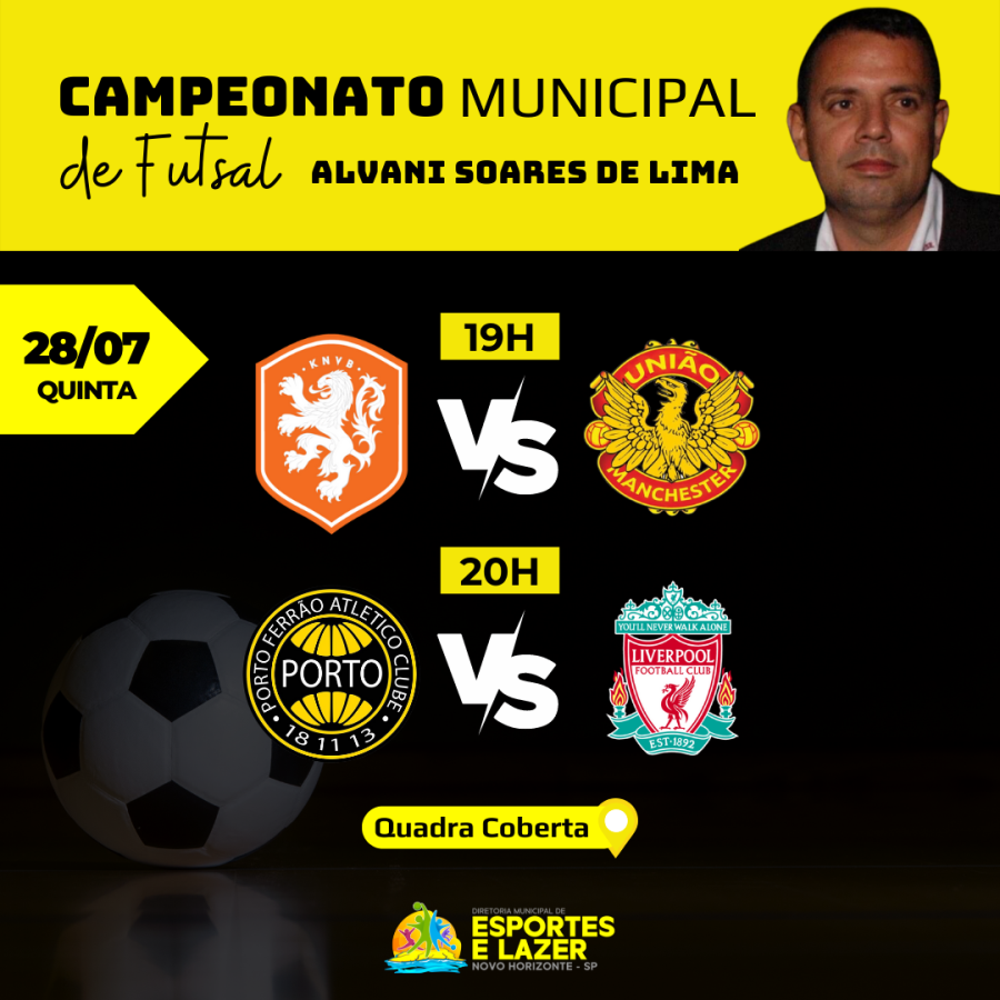Semifinais do Campeonato Municipal de Futsal "Alvani Soares de Lima"
