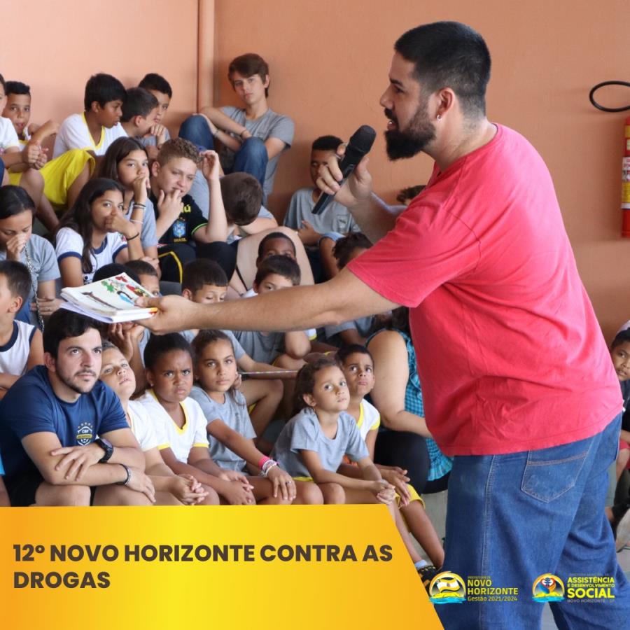 Diretoria de Assistência e Desenvolvimento Social promove 12º Novo Horizonte Contra as Drogas