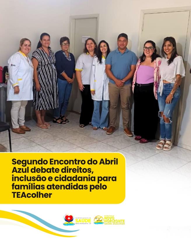 Segundo Encontro do Abril Azul debate direitos, inclusão e cidadania para família atendidas pelo TEAcolher