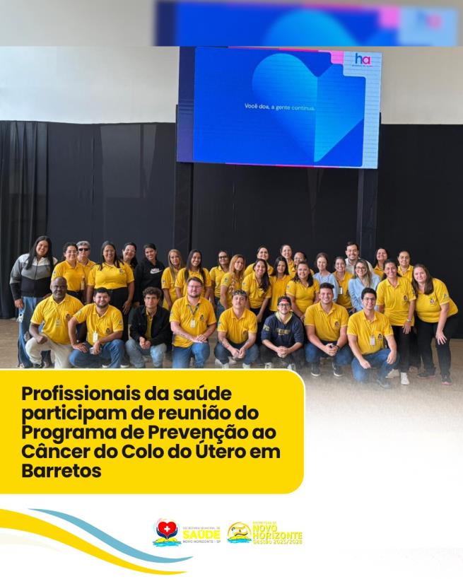 Profissionais da saúde participam de reunião do Programa de Prevenção ao Câncer do Colo do Útero em Barretos