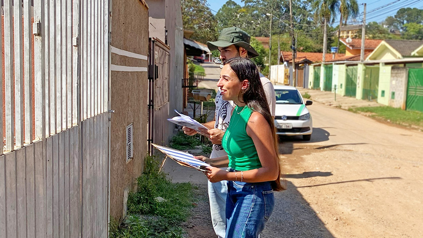 Prefeitura de Jarinu faz ação de conscientização com moradores sobre Rios Vivos
