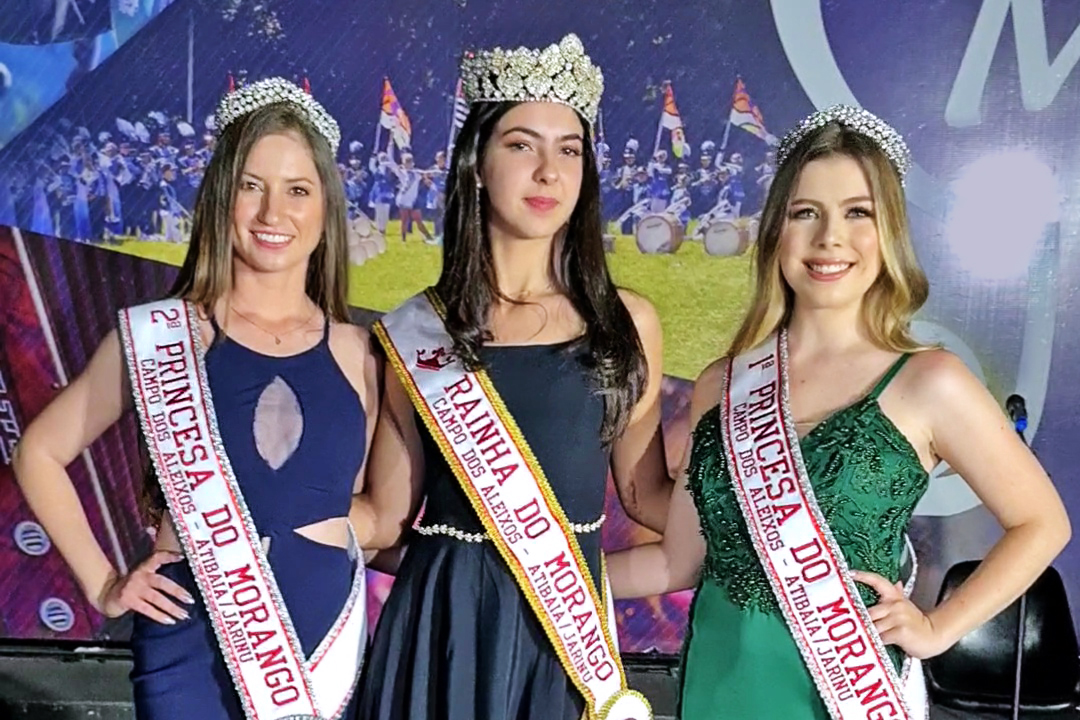 Corte da 38ª Festa do Morango de Atibaia e Jarinu é eleita em cerimônia de gala