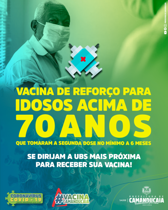 Dose de reforço para idosos