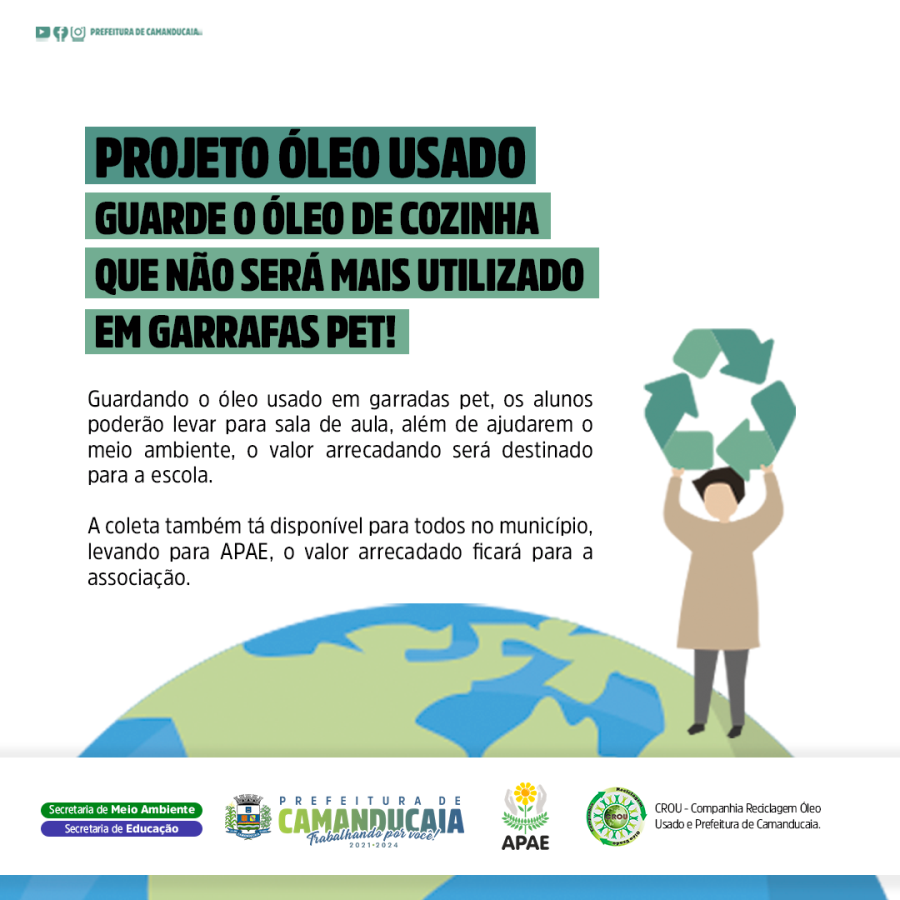Projeto de coleta de óleo