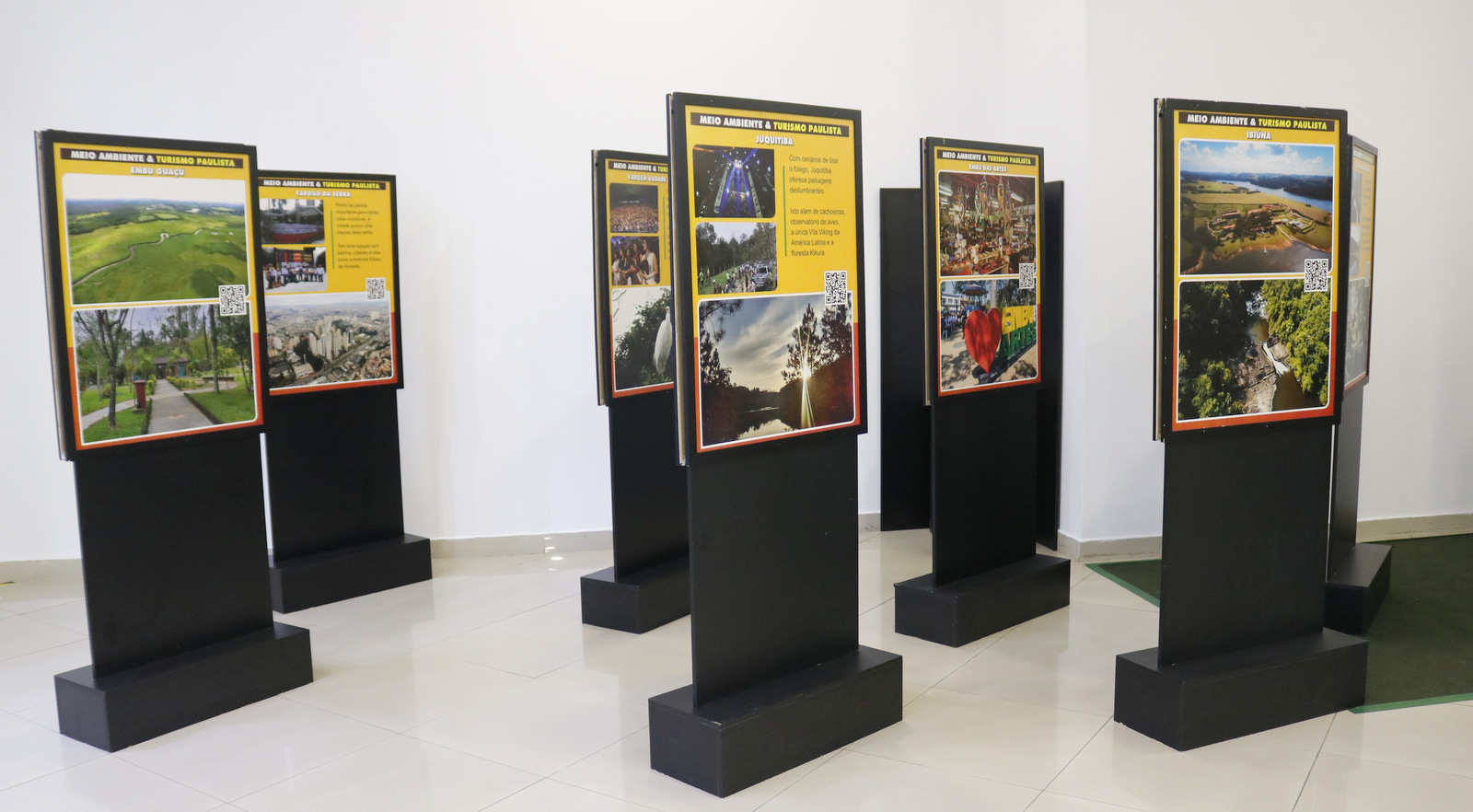 Exposição Itinerante "Meio Ambiente & Turismo Paulista" é realizada no Itapecerica Shopping