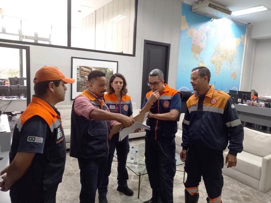 Secretaria de Proteção e Defesa Civil de Itapecerica da Serra reforça laços em visita à Coordenadoria Estadual de Defesa Civil