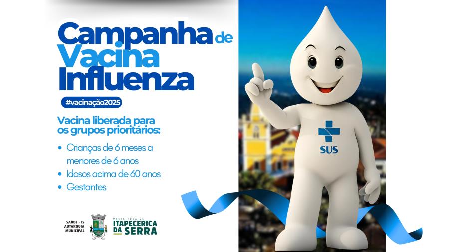 Vacinação contra a Influenza é liberada para grupos prioritários
