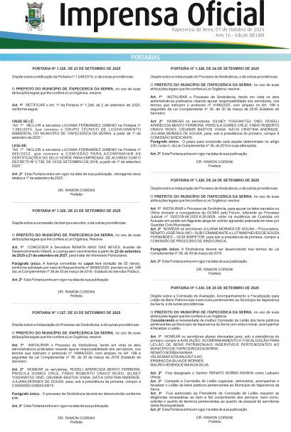 Imprensa Oficial 1163