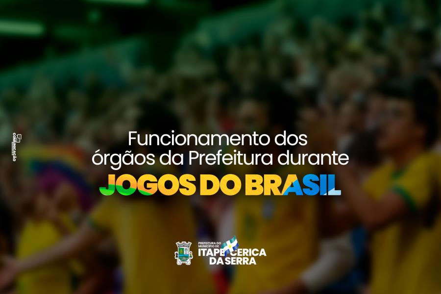 Expediente nas repartições públicas do Estado nos jogos do Brasil na Copa  do Catar será encerrado uma hora antes – Turismo em foco – Tudo do turismo  no Brasil e Mundo