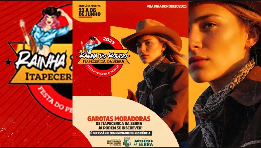 Rainha do Rodeio 2025: Inscrições estão abertas até o dia 6 de junho