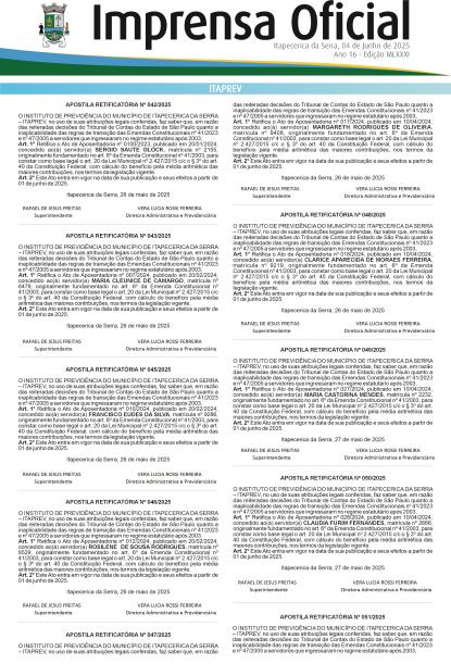 Imprensa Oficial 1081