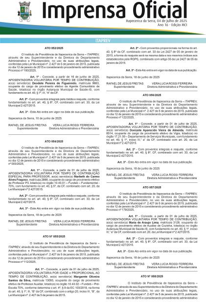 Imprensa Oficial 1101