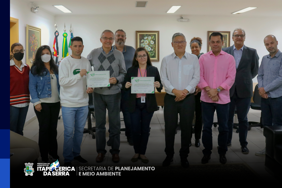 Prefeitura de Itapecerica da Serra entrega o certificado de “Selo Verde” para a empresa Boehringer Ingelheim