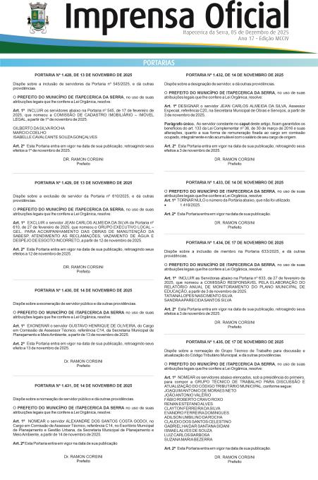 Imprensa Oficial 1204