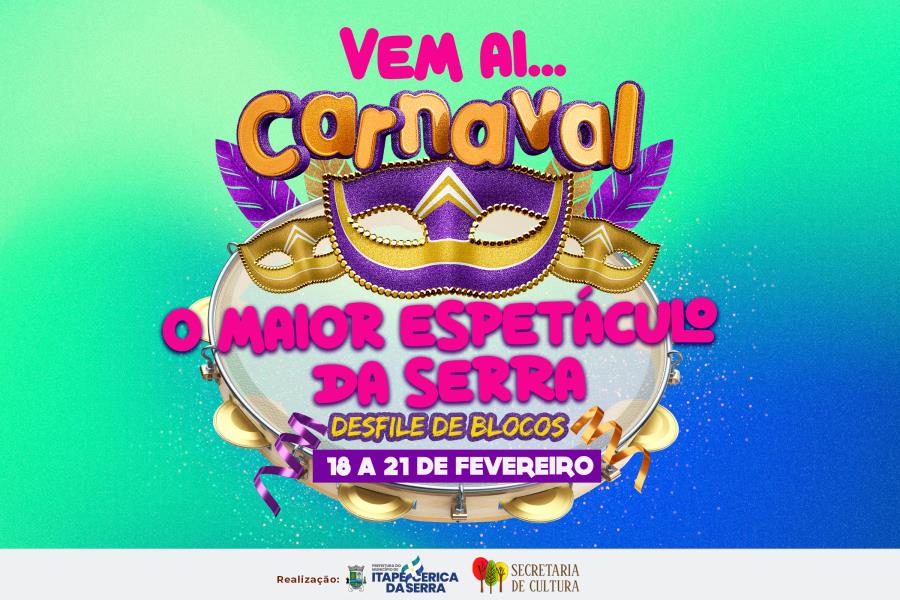 Fevereiro tem Carnaval: Secretaria de Cultura promove desfiles de blocos