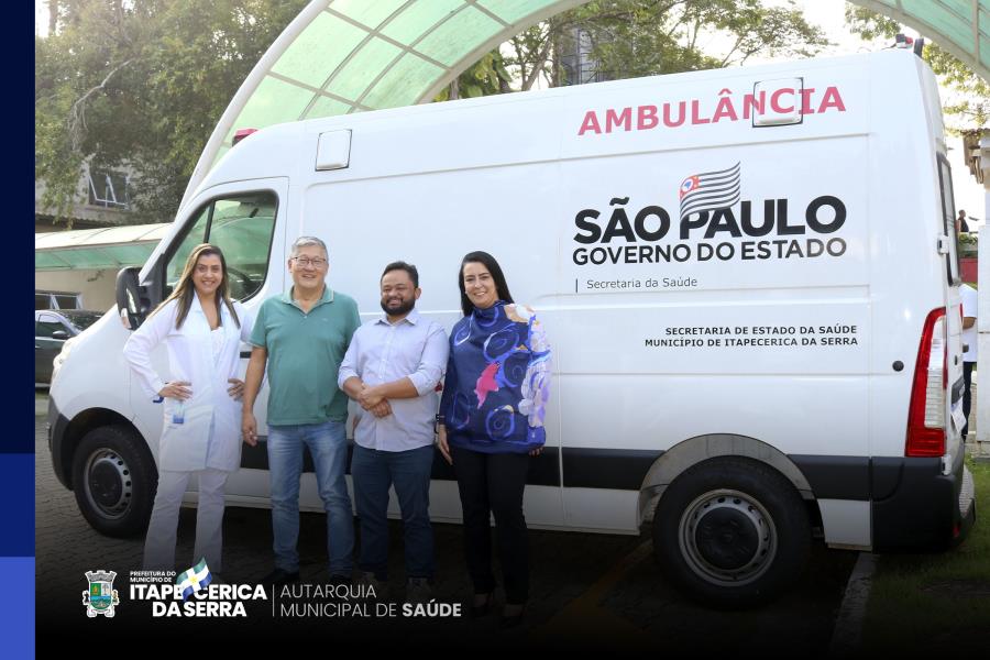 Conquista: Itapecerica da Serra ganha mais uma nova ambulância