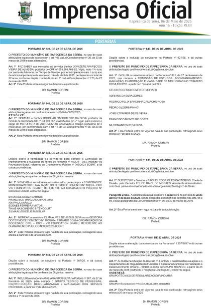 Imprensa Oficial 1062