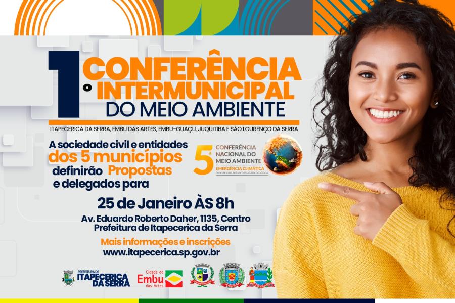 Itapecerica da Serra receberá 1ª Conferência Intermunicipal do Meio Ambiente