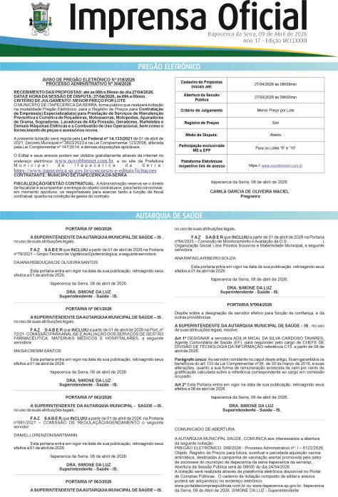 Imprensa Oficial 1282