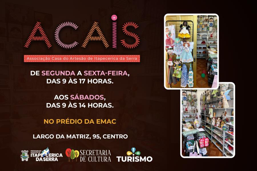 Associação Casa do Artesão de Itapecerica da Serra agora está instalada no prédio da EMAC