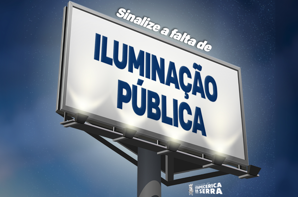 Problemas com a iluminação pública da sua rua?