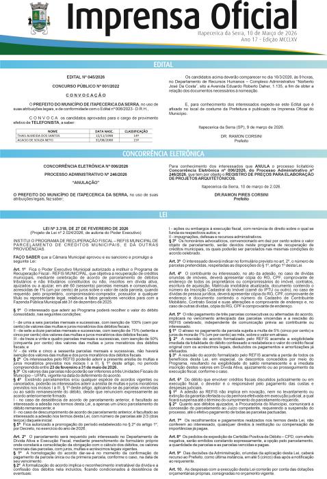 Imprensa Oficial 1265