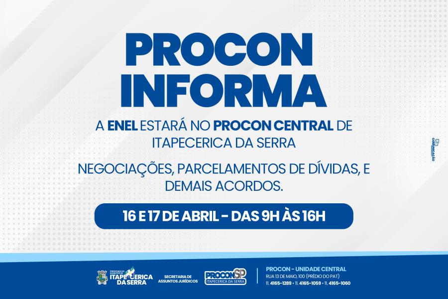 Procon informa: