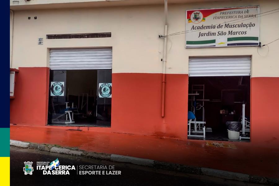 Prefeitura reforma Academia do Jardim São Marcos