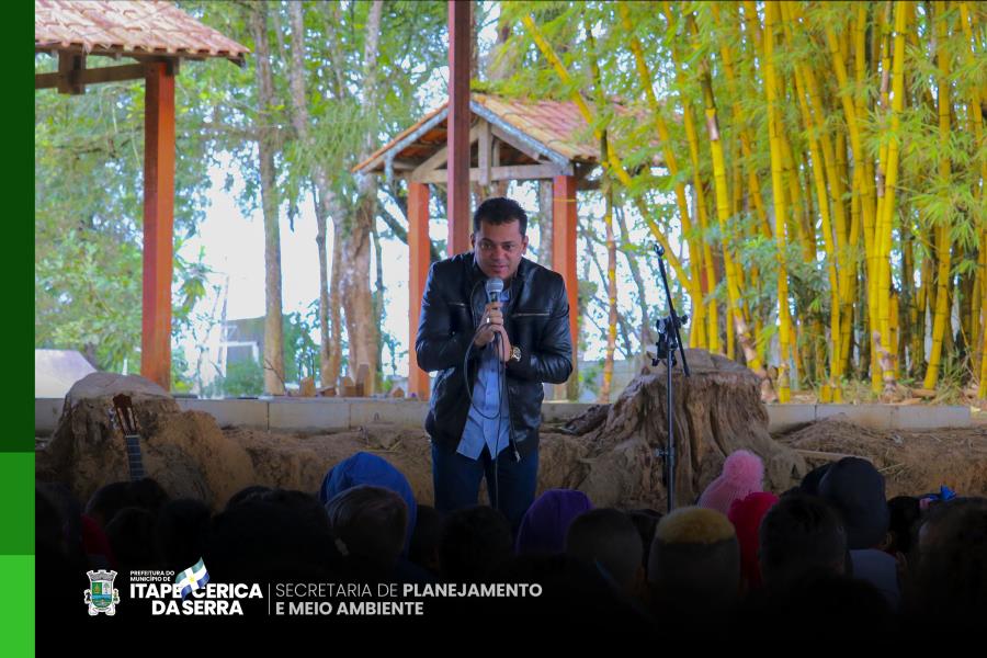 Alunos das Escolas Municipais participam de encerramento do ciclo de palestras sobre a Semana do Meio Ambiente