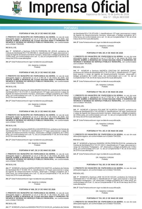 Imprensa Oficial 1322