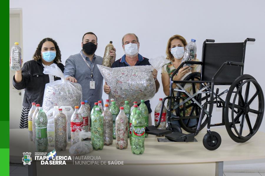 Autarquia de Saúde recebe cadeira de rodas através do programa “Lacre Solidário”