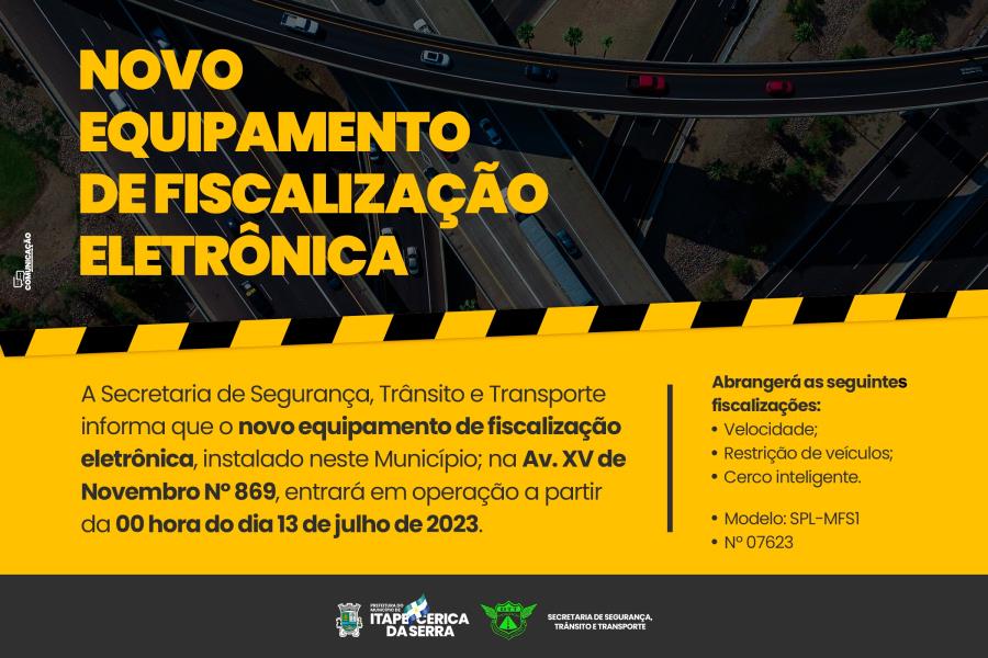 Informe Trânsito e Transporte: Radar