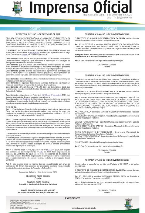 Imprensa Oficial 1208