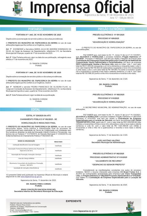 Imprensa Oficial 1209