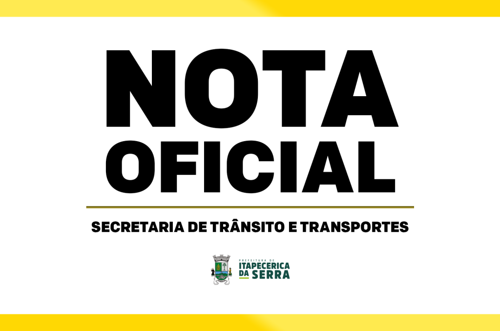 NOTA OFICIAL