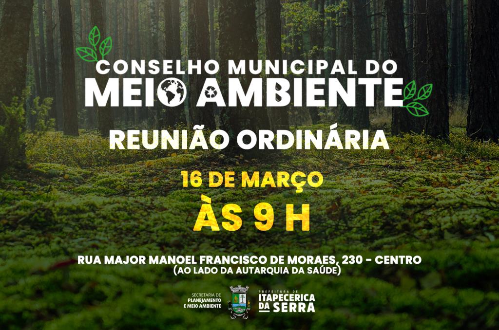 REUNIÃO ORDINÁRIA CMMA