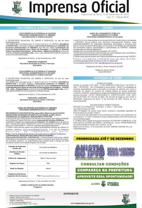 Imprensa Oficial 1190