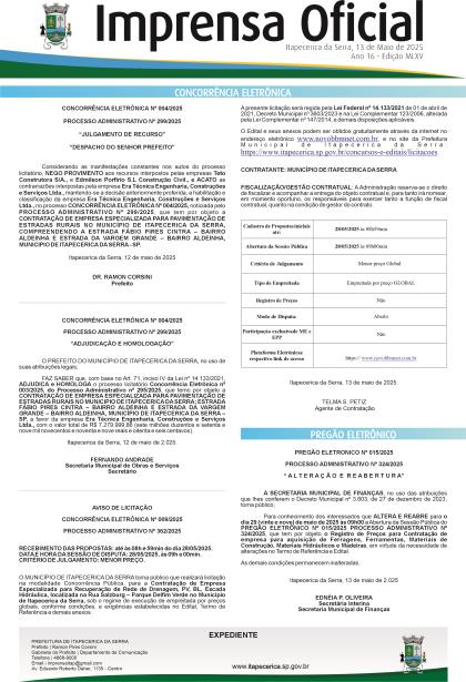 Imprensa Oficial 1065