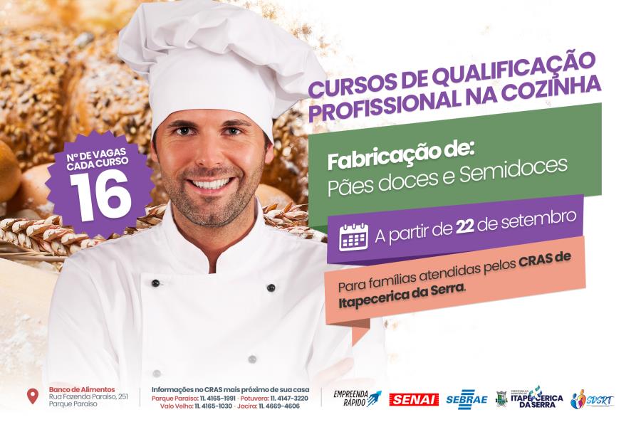 Prefeitura oferece qualificação para famílias atendidas pelo CRAS