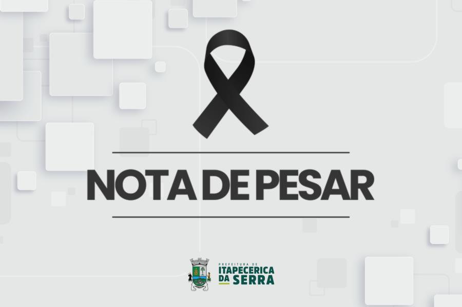 NOTA DE PESAR