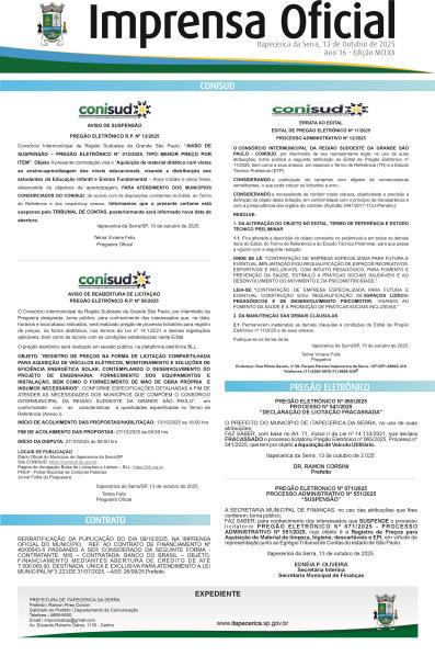 Imprensa Oficial 1170