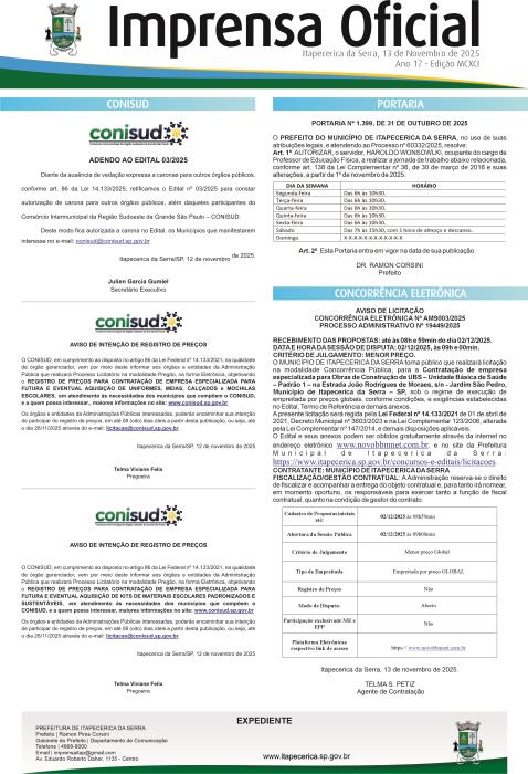 Imprensa Oficial 1191