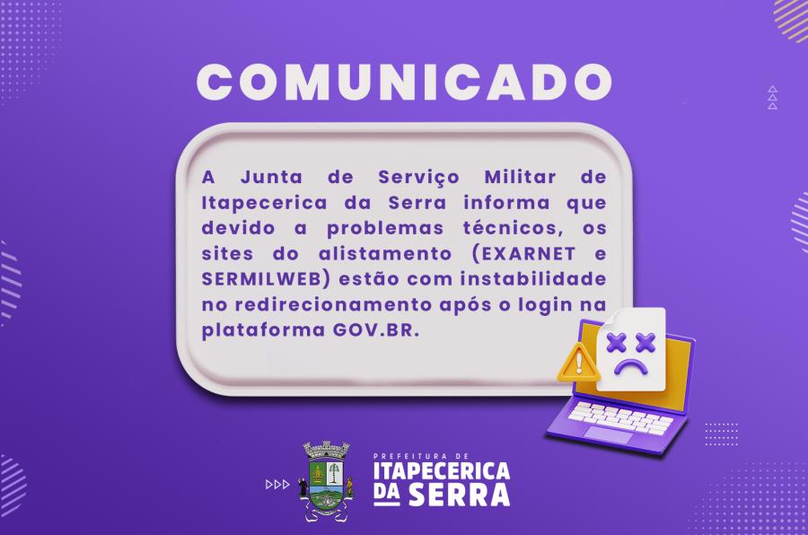 COMUNICADO - Junta de Serviço Militar