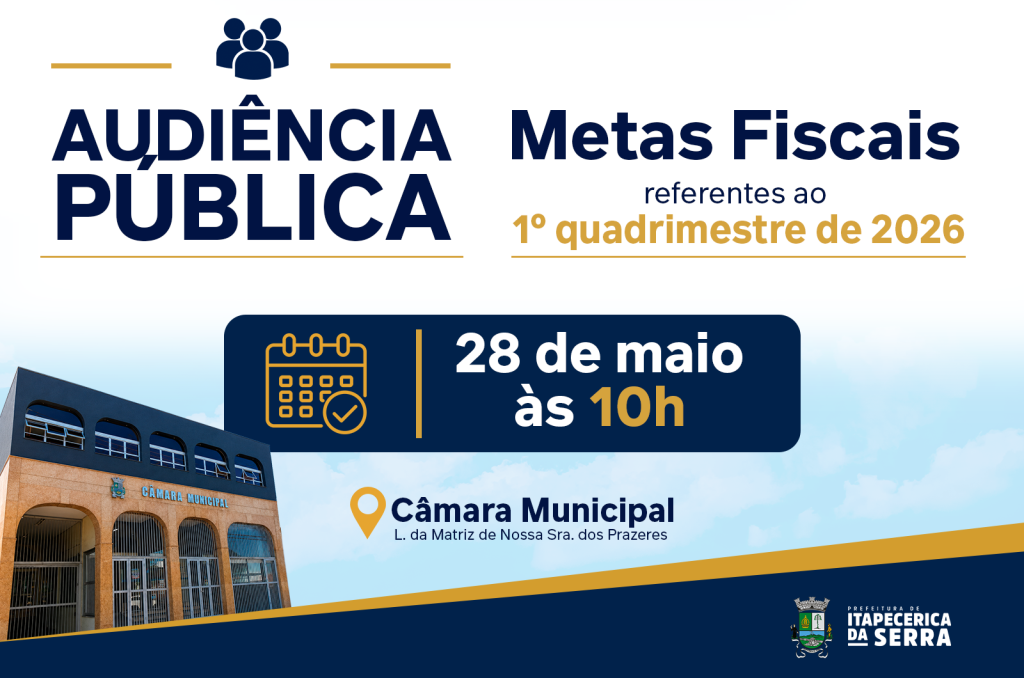 Comunicado Audiência Pública - Metas Fiscais