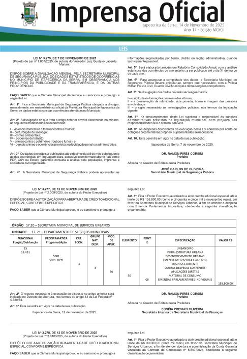 Imprensa Oficial 1192