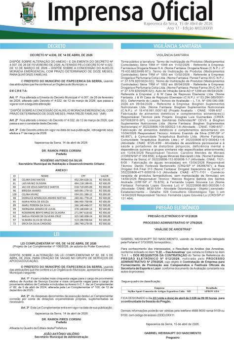 Imprensa Oficial 1286