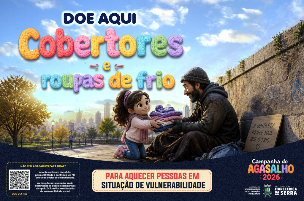 Campanha do Agasalho 2026: Um gesto de solidariedade que aquece vidas