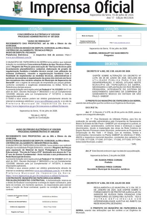 Imprensa Oficial 1349