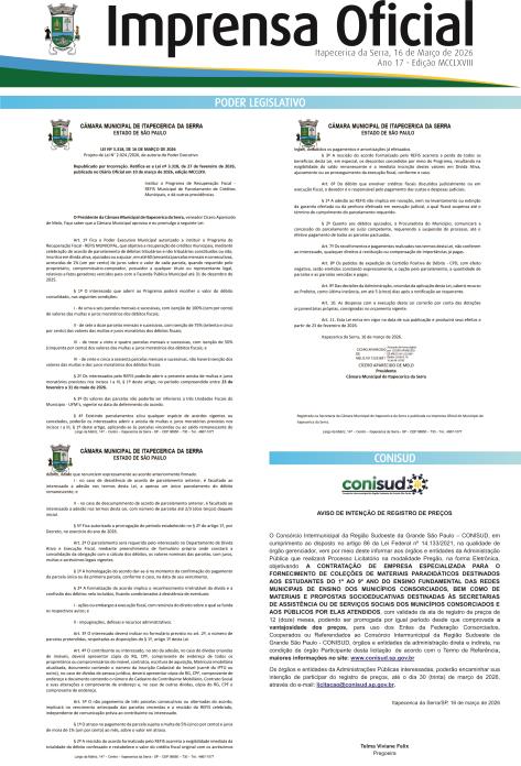 Imprensa Oficial 1268