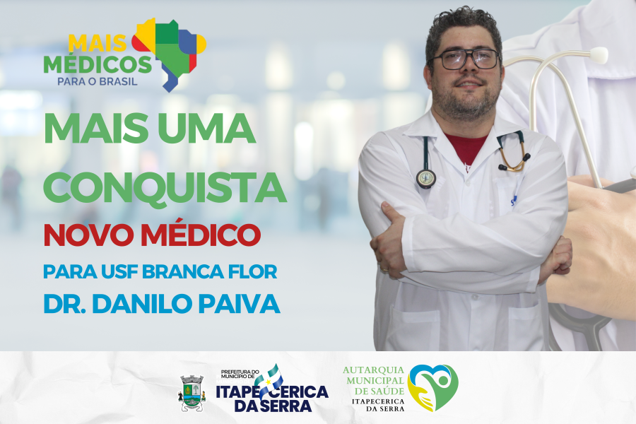 USF Branca Flor ganha mais um médico